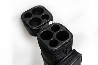 2x2 Hard Square Billiard Pool Cue Case 2Butts 2Shafts Carry Pool Cue Stick Case