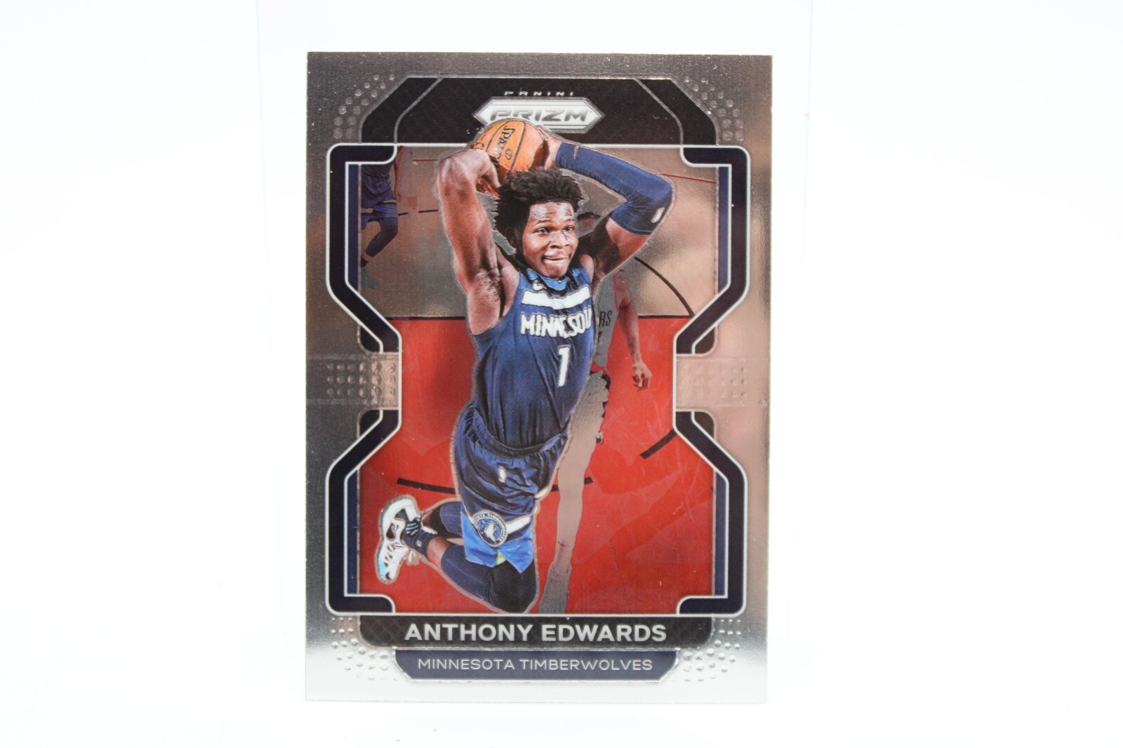 2021-22 Panini Prizm - #37 Anthony Edwards Silver Minnesota Timberwolves