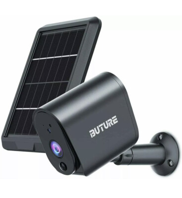 Caméra Surveillance Solaire Extérieure Sans Fil - WiFi Vision Nocturne 128Go - Neuf