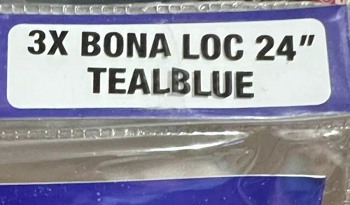 FREETRESS SYNTHETIC BRAID - 3X BONA LOC 24” Teal Blue 18 Pieces Open Pack - Picture 6 of 6