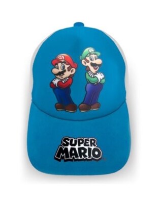 Cappellino Super Mario Bros Blu 54