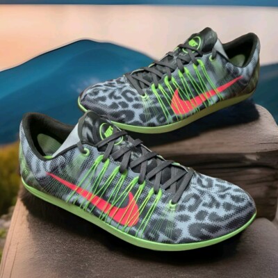 Mens Nike Zoom Victory XC 2 Cross Country Shoes Spikes Wolf Gray Lime Sz 12 NIB