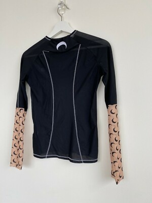 ⭐︎2000⭐︎　Marine Serre クレセントムーン 長袖トップス M Marine Serre First Season Rare stretch crescent moon knit