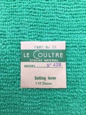 Jaeger LeCoultre Setting Lever Cal. 9” 428 Part 443 25, NOS