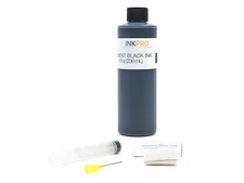Hyrax Trading Pigment Black Ink Refill Kit for HP 21/27/54/56 236mL Cartridges