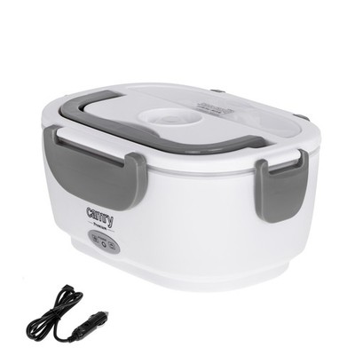 Beheizbare Lunchbox Warmhalterbox DC12 V & AC230 V Grau Camry