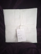 One Pottery Barn Davenport Euro Sham White Quilted 26"x26"