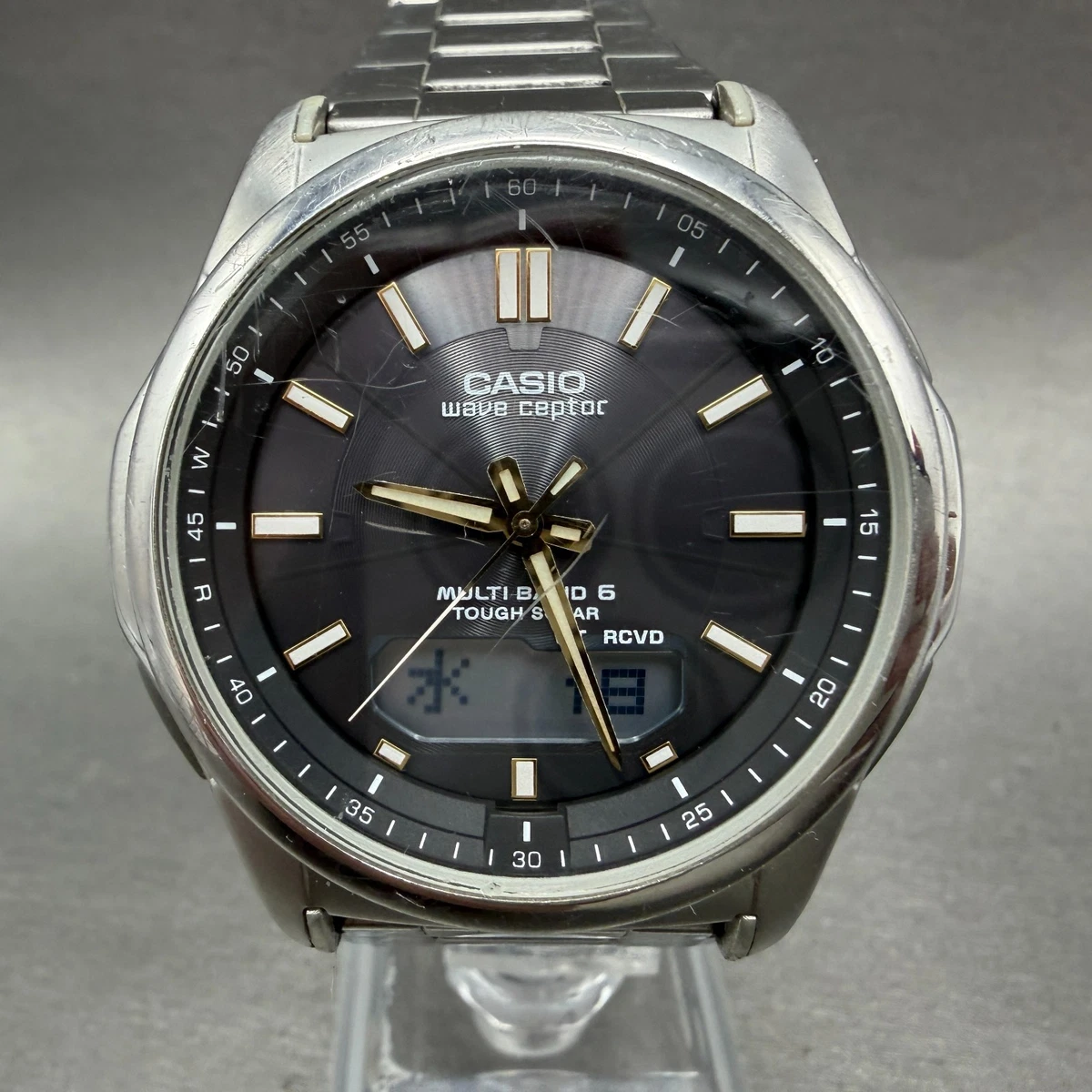 Digital Men Casio Wave Ceptor Wristwatches for sale | eBay