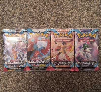 Art Ser Scarlet & Violet Paradox Rift Booster Pack 4 Packs 40 Cards English