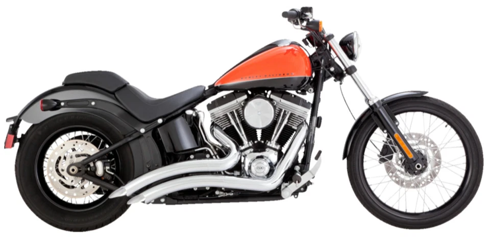 Vance & Hines - 26079 - Sistema de escape Big Radius 2-Into-2, cromado Foto 2 de 2