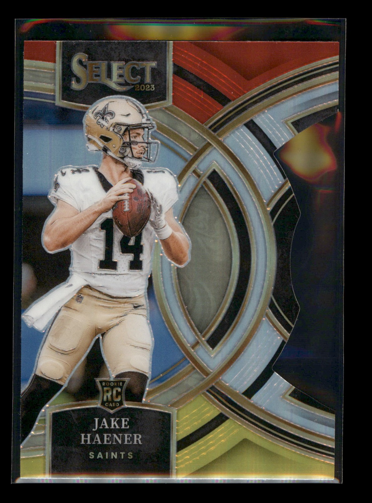 2023 Panini Select #186 Jake Haener Silver Prizms