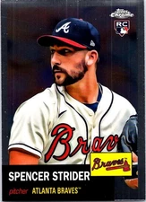2022 Topps Chrome Platinum Anniversary #186 Spencer Strider Rookie