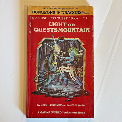 Light on Quests Mountain #12 Dungeons & Dragon Endless August 1983 1st Printing