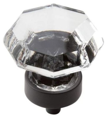 Amerock BP55268 Bronze/Black Traditional Classics 1-5/16'' Geometric Cabinet Knob