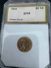 1912 INDIAN HEAD EF 45 $2.5 QUARTER EAGLE GOLD PCI SLAB