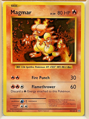 Magmar Uncommon XY - Evolutions 20/108 NM