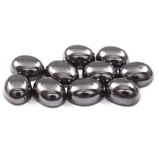 Wholesale Hematite Gun Metal Oval Cabochon 6x8mm Loose Gemstone AAA