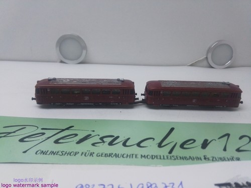 Trix N DC 989731/982776 Schienenbus mit Beiwagen / Rot / DB | Condition: Gebraucht