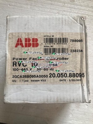 ONE ABB Power Factor Controller RVC-10 RVC10-1/5A NEW