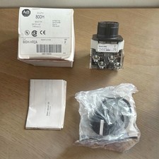 Allen Bradley 800H-HR2A Selector Switch Unit Type 4, 4X, 13 Black Knob 800HHR2A
