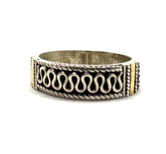 925 Silver Toe Ring Pattern° Large 47° Jewelry De… - image 2