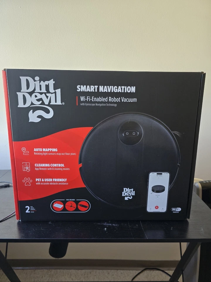 Navegación inteligente Dirt Devil EV3320, mapeo automático, fácil de usar y mascotas Foto 3 de 3