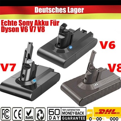Akku Für Dyson V8 V7 V6 Ersatzakku Großer SV10 Absolute Staubsauger 6,4AH