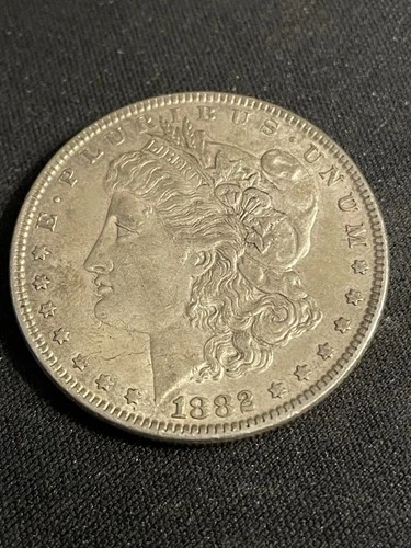 Morgan Silver Dollar 1882 $1 Circulated Coin 0.9 Fineness New Orleans