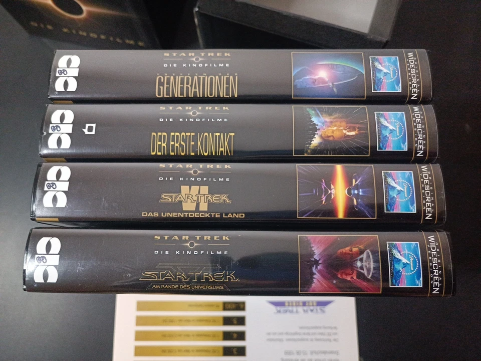 Star Trek Die Kinofilme Box VHS 4 Kassetten - Bild 3 von 4