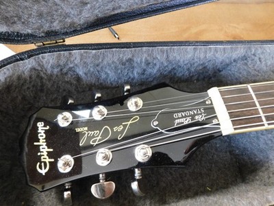 2011 Epiphone Les Paul Standard Vintage Burst Signed by Rock