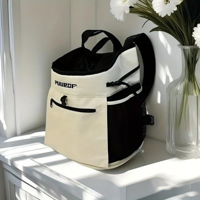 Dog Cat Carrier Backpack, Small Dog Front Backpack, Breathable (Large)