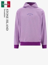 Stone Island Marina Cotton Nylon Terry Fleece Hoodie Sweatshirt 133071926