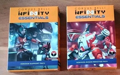 Infinity the Game - Nomads Essentials Bundle (6 Figuren) Support + Remotes