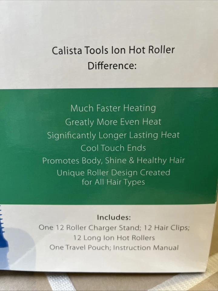 Calista Tools Ion Hot Rollers Long Length Style Set with 12 Roller Charger Stand - Image 3 of 4