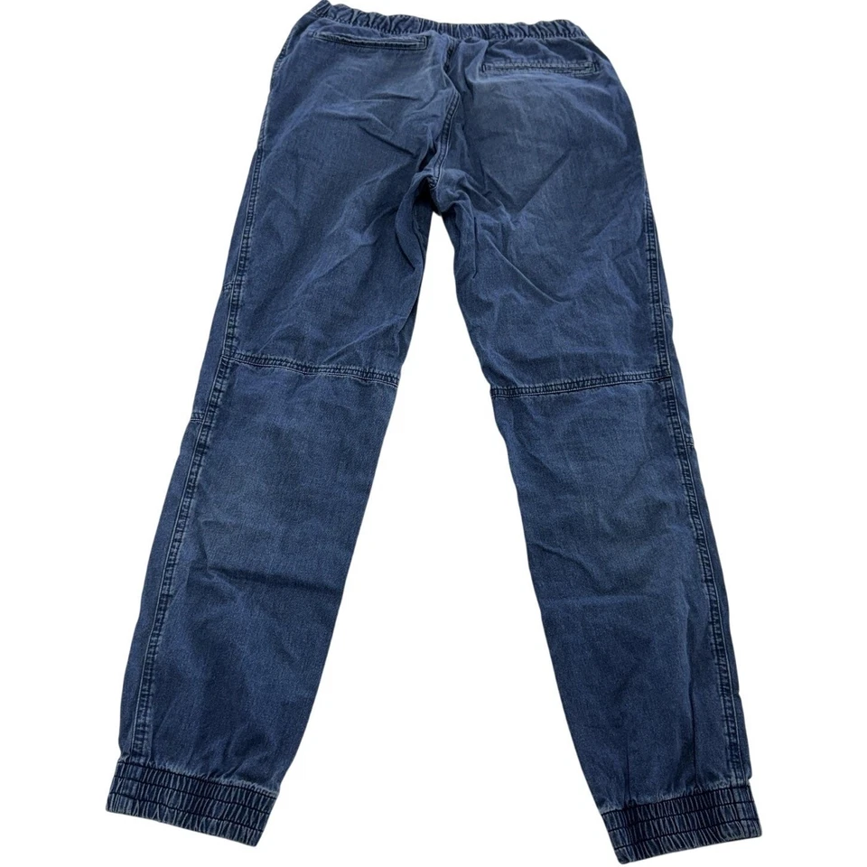 American Apparel Pants Womens XS Blue Denim Elastic Waist Jogger Made in USA - Image 2 of 4