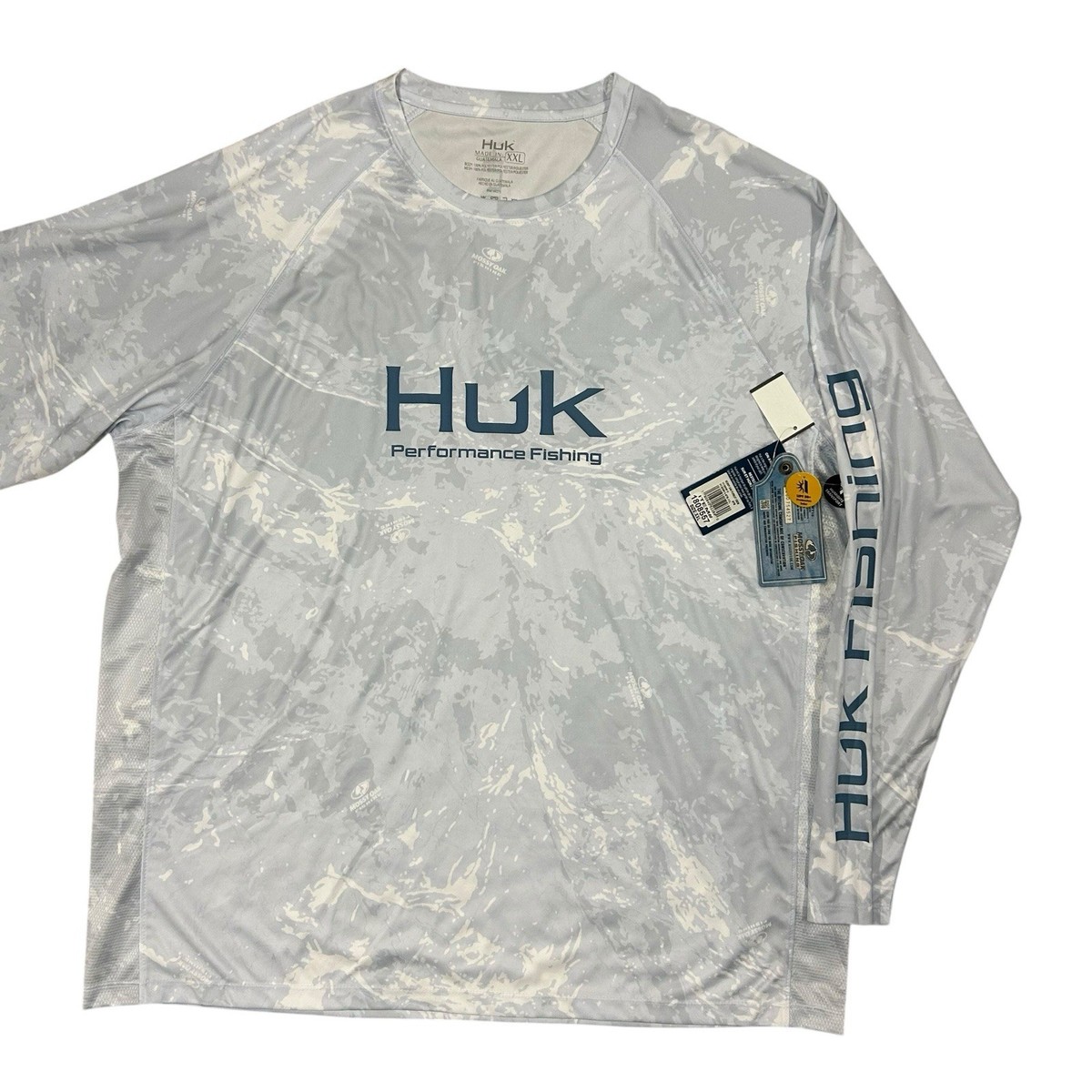 NEW Huk Fishing Vented Pursuit LS Tee Shirt Mossy Oak