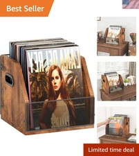 Vinyl Record Storage, Record Box Case Crate, Vinyl Record Album Holder, Deskt...