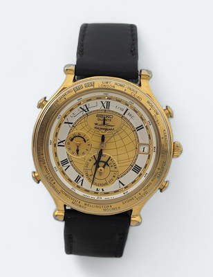 Seiko Discovery World Time Chronograph watch 6M15-9000. | eBay
