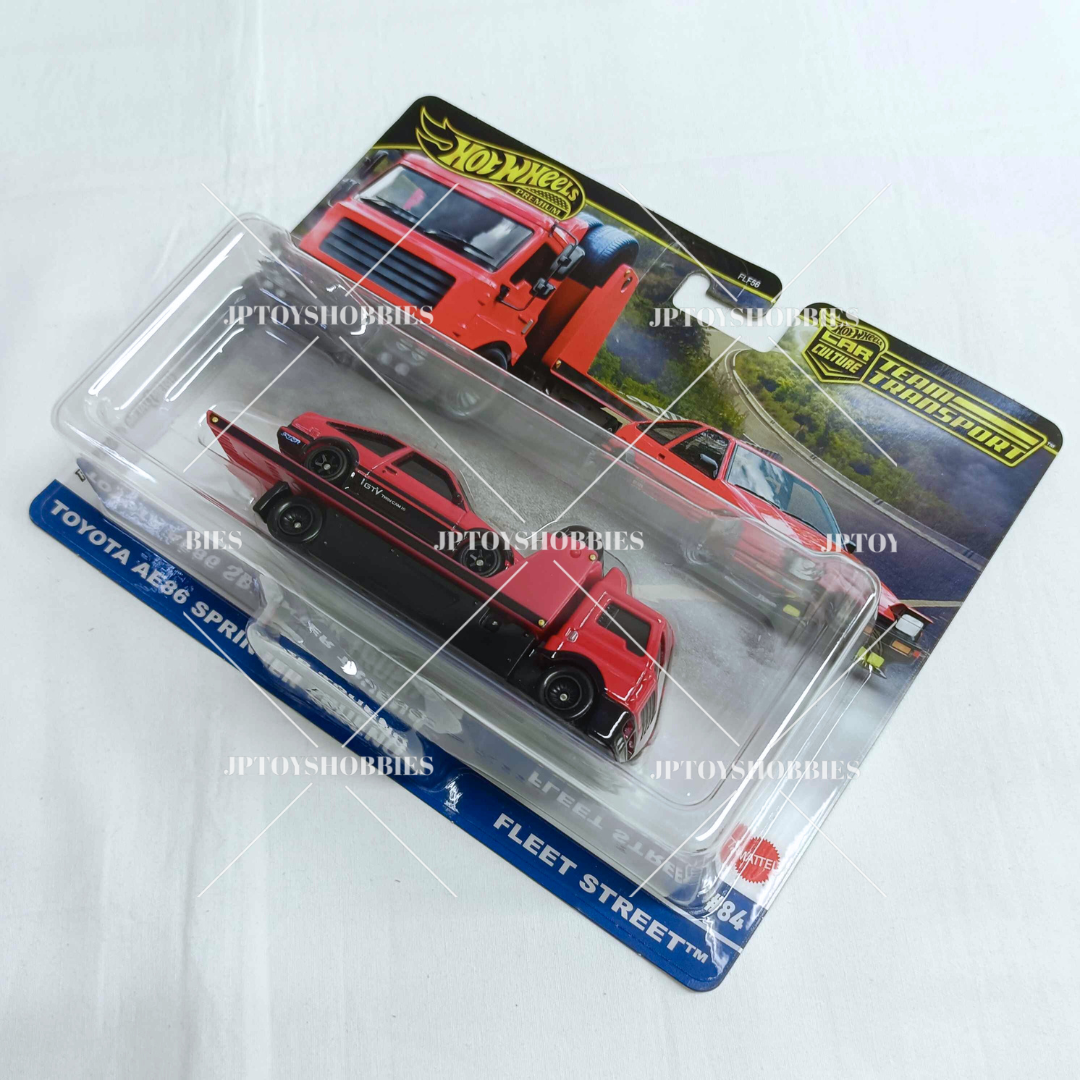 Hot Wheels Team Transport Mix H Set of 4, Ferrari, Toyota AE86 | eBay