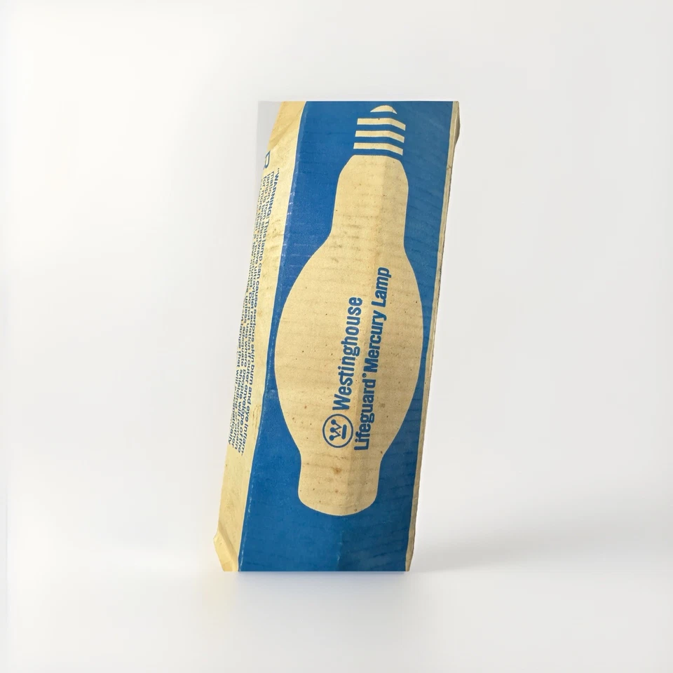 Westinghouse Lifeguard H33GL-400/DX Deluxe White Mercury Vapor Lamp - Vintage - Image 2 of 3