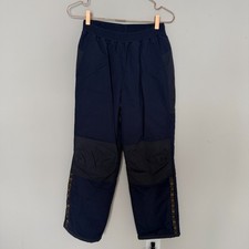 Vintage LL Bean Snow Pants Kid Youth 14/16 Blue Insulated Winter Ski Snowboard