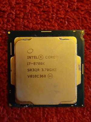 Intel Core i7-8700K 3.70GHz 6 Core SR3QR 12 Thread LGA 1151