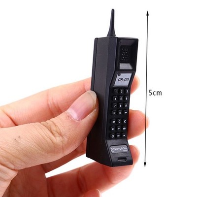 1:6 Scale Dollhouse Miniatures Accessories Luxurious Vintage Brick Phone Villa