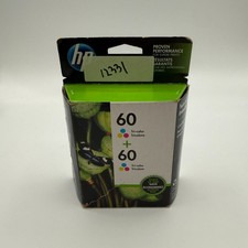 Genuine HP 60 60 Tri-Color Ink Print Cartridge CC643WN sealed
