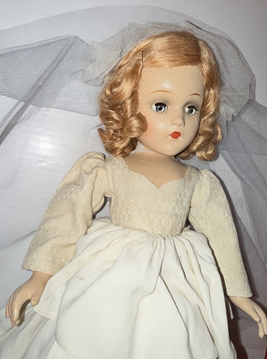 Vintage Antique WENDY ANN BRIDE 1930s COMPOSITION MADAME ALEXANDER