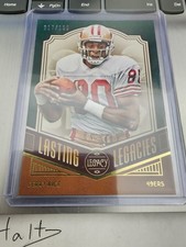 2020 Panini Legacy Lasting Legacies Green #4 - Jerry Rice - 17/100 49ers