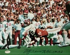 Billy Sims signed Oklahoma Sooners 8x10 photo Inscribed “78 Heisman” (Schwartz)