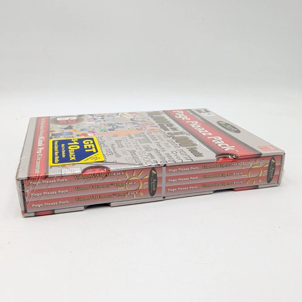 Aztech New Media Page Pizazz Pack New Sealed Vtg Software 10,000 Clip Art Images - Image 2 of 3