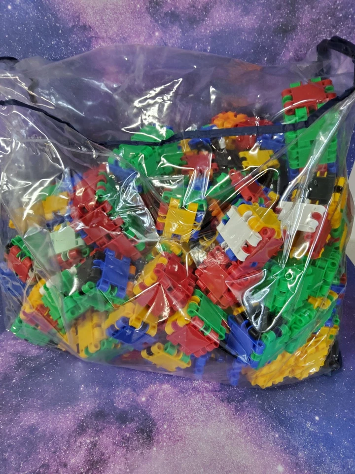 Лот 7,5 фунтов + Clics удивительный полезный цветной строительный игрушечный строительный набор - Изображение 4 из 4