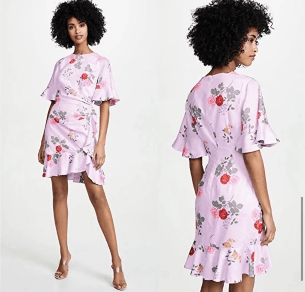 Keepsake The Label Keepsake Pretty One Mini Dress In Lilac Floral Small - Main Image